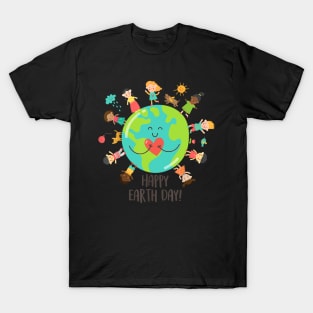 Happy Earth Day Children Around The Planet 2019 T-Shirt